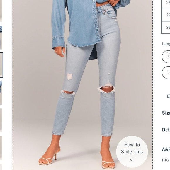 Abercrombie High Rise Skinny - Picture 4 of 7